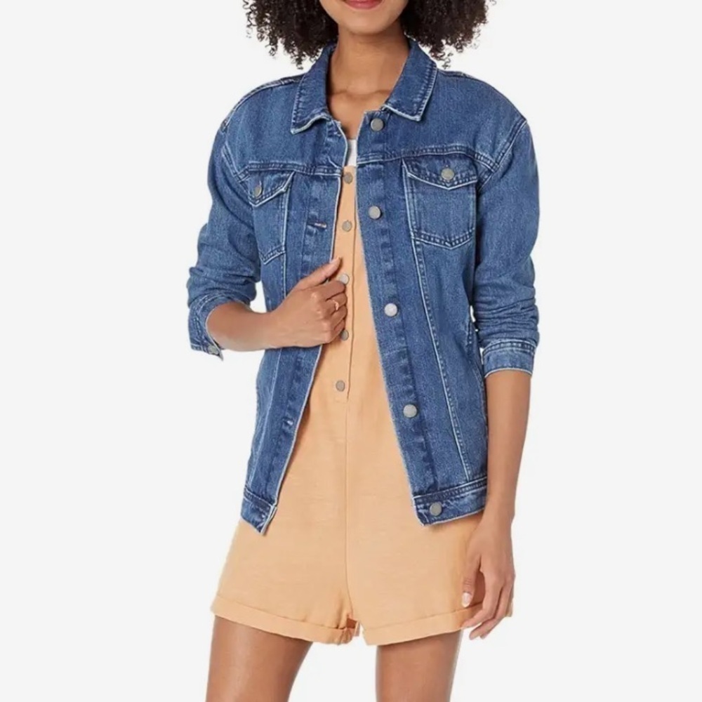 NWT ROXY Mountain Road Denim Jacket - Picture 3 of 7